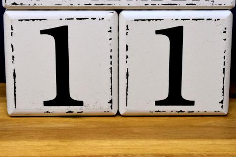 11 (eleven). The Dutch for "11 (eleven)" is "elf".