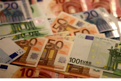 Euro. The Dutch for "euro" is "euro".