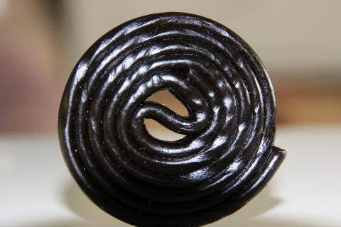 Liquorice. The Dutch for "liquorice" is "drop".