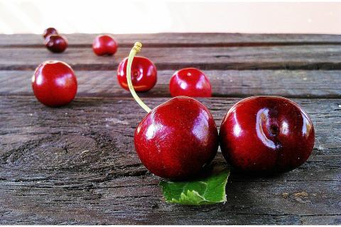 A cherry. The French for "a cherry" is "une cerise". A cherry. The French for "a cherry" is "une cerise".