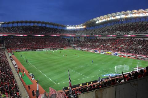 A football field. The French for "a football field" is "un terrain de football". A football field. The French for "a football field" is "un terrain de football".
