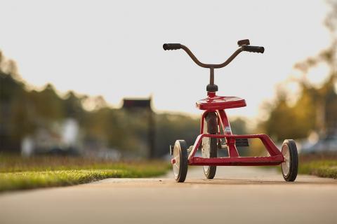 A tricycle is a three-wheeled bike.. The French for "A tricycle is a three-wheeled bike." is "Un tricycle est un vélo à trois roues.". A tricycle is a three-wheeled bike.. The French for "A tricycle is a three-wheeled bike." is "Un tricycle est un vélo à trois roues.".