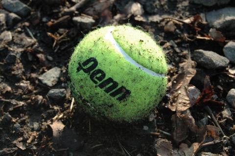 A ball. The French for "a ball" is "une balle". A ball. The French for "a ball" is "une balle".