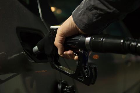 The petrol. The French for "the petrol" is "l’essence".