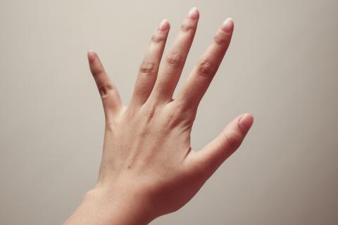 Hand. The Thai for "hand" is "มือ". Hand. The Thai for "hand" is "มือ".