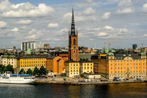Stockholm (the capital of Sweden). The Thai for "Stockholm (the capital of Sweden)" is "สตอกโฮม". Stockholm (the capital of Sweden). The Thai for "Stockholm (the capital of Sweden)" is "สตอกโฮม".