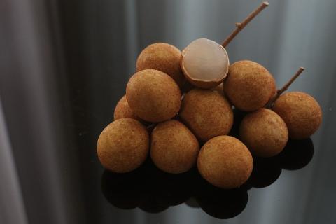 Longan. The Thai for "longan" is "ลำไย". Longan. The Thai for "longan" is "ลำไย".